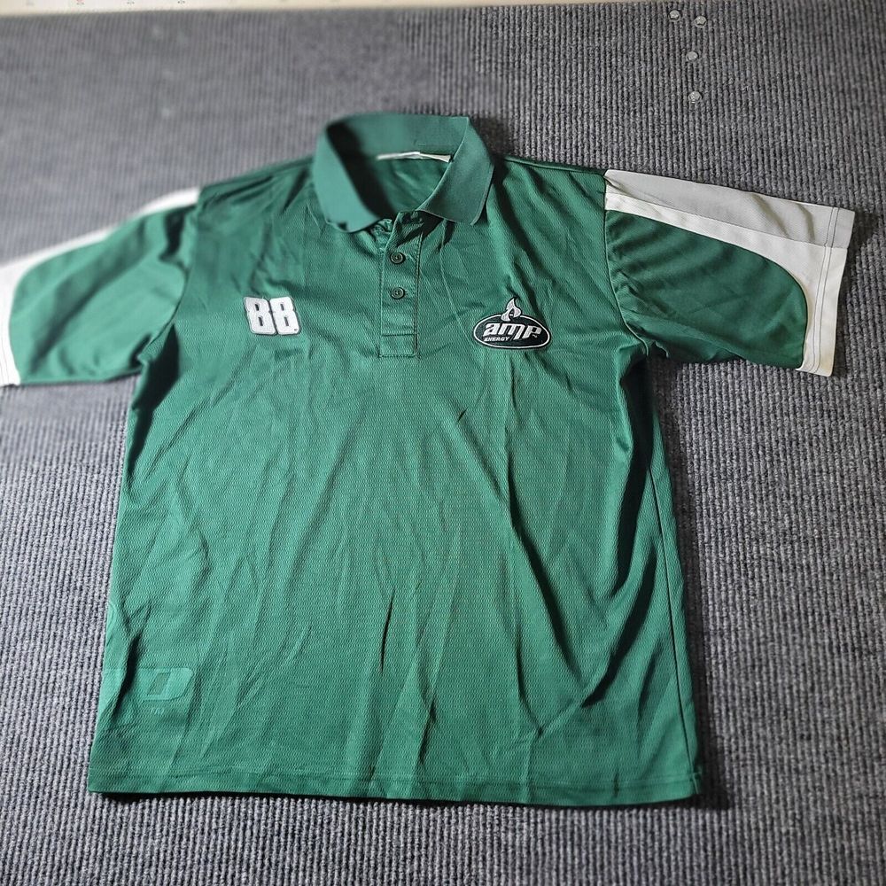 Dale Earnhardt Jr Shirt‎ Mens XL Green Polo NASCAR Winners Circle Racing 88
